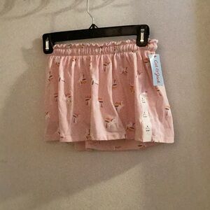 Cat & Jack NWT Rainbow Unicorn Skort Size 6-7